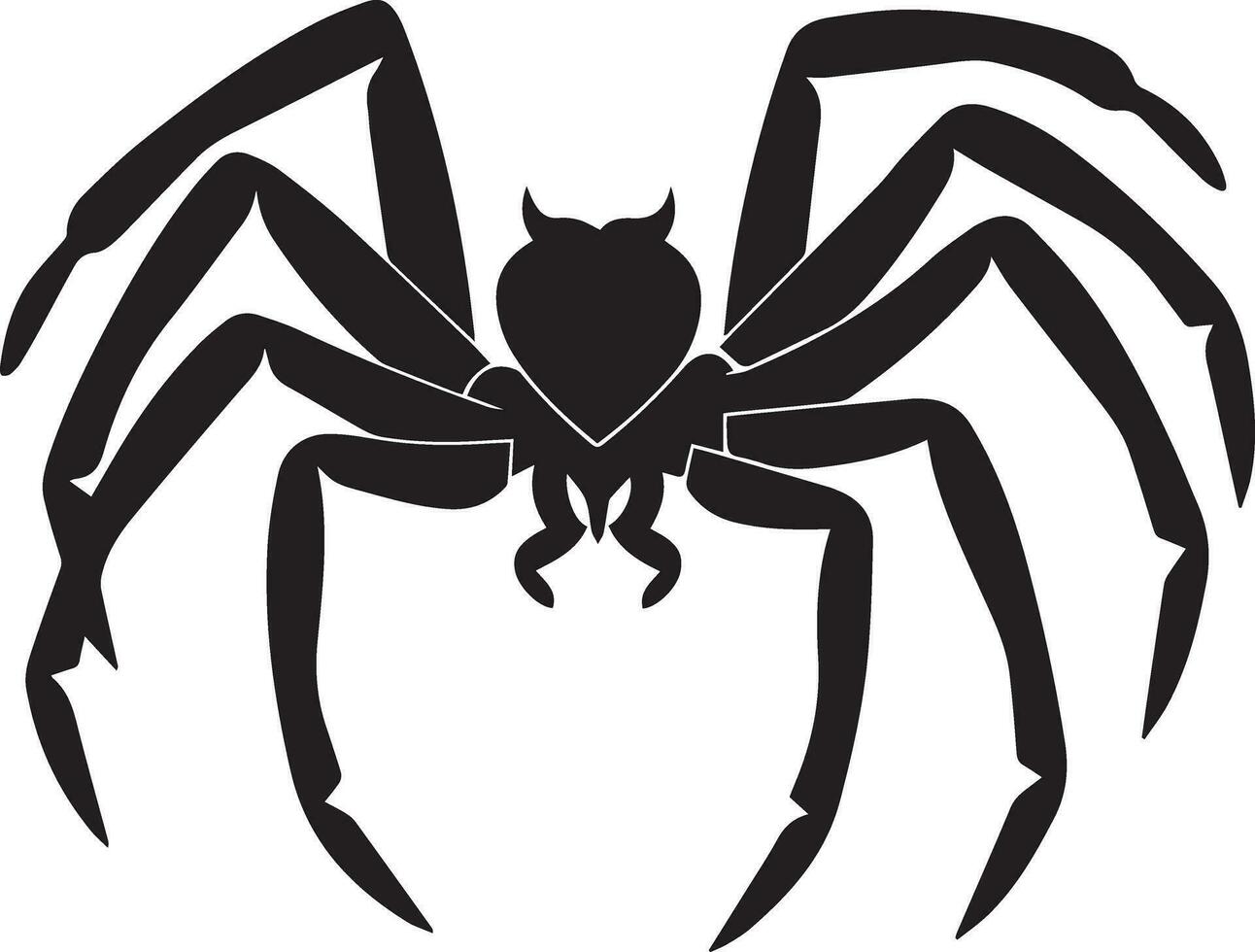 Spinne Vektor Silhouette Illustration 8