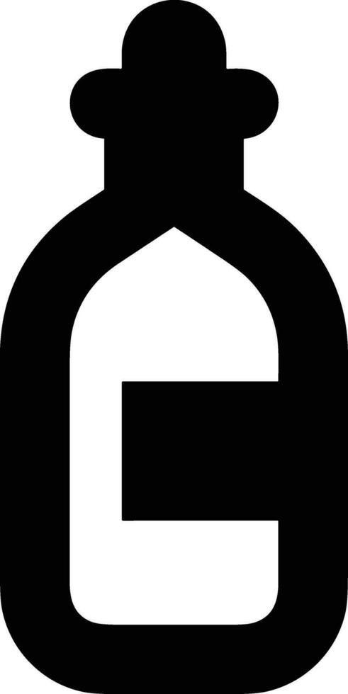 Flasche trinken Symbol Symbol Vektor Bild. Illustration von das trinken Wasser Flasche Glas Design Bild