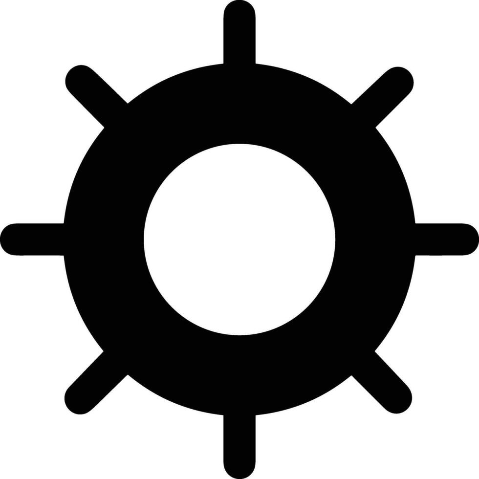 Ausrüstung Rahmen Symbol Symbol Vektor Bild. Illustration von das industriell Rad mechine Mechanismus Design Bild