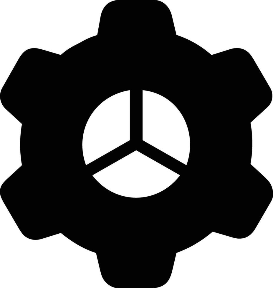 Ausrüstung Rahmen Symbol Symbol Vektor Bild. Illustration von das industriell Rad mechine Mechanismus Design Bild