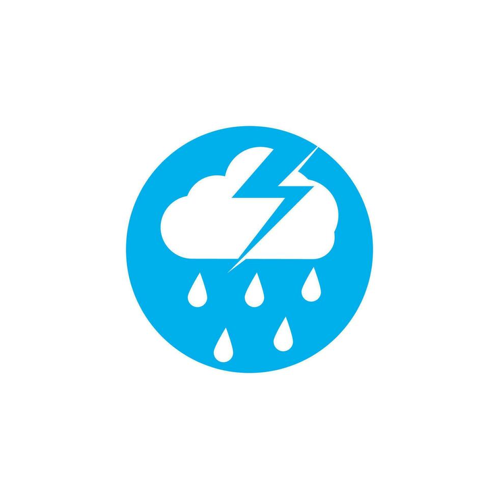 regn ikon och symbol vektor mall illustration