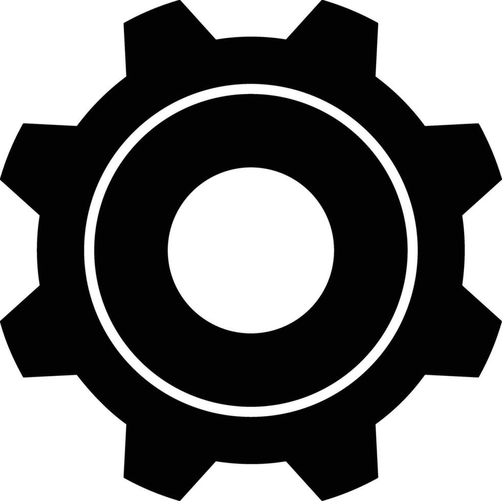 Ausrüstung Rahmen Symbol Symbol Vektor Bild. Illustration von das industriell Rad mechine Mechanismus Design Bild