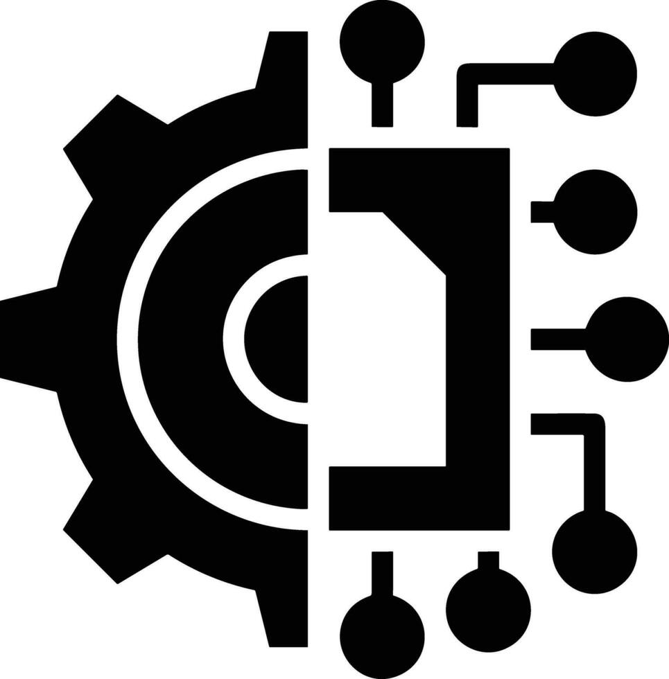 Ausrüstung Rahmen Symbol Symbol Vektor Bild. Illustration von das industriell Rad mechine Mechanismus Design Bild