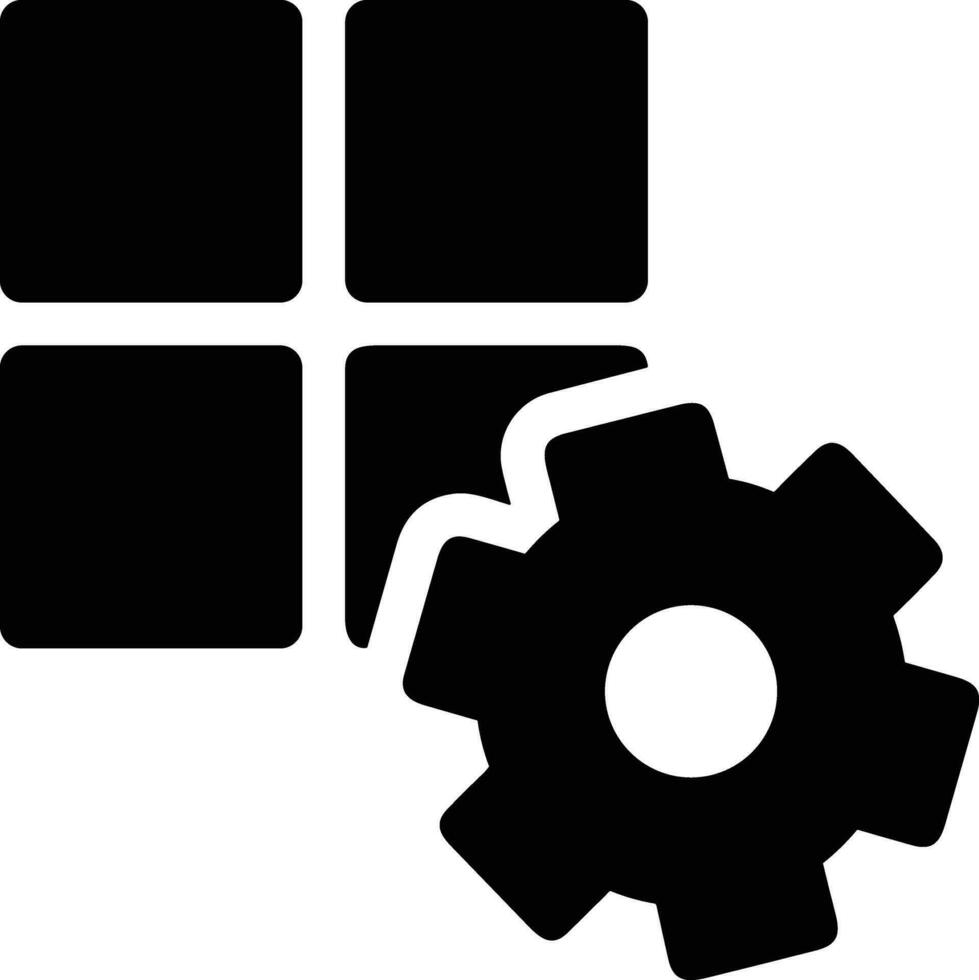 Ausrüstung Rahmen Symbol Symbol Vektor Bild. Illustration von das industriell Rad mechine Mechanismus Design Bild