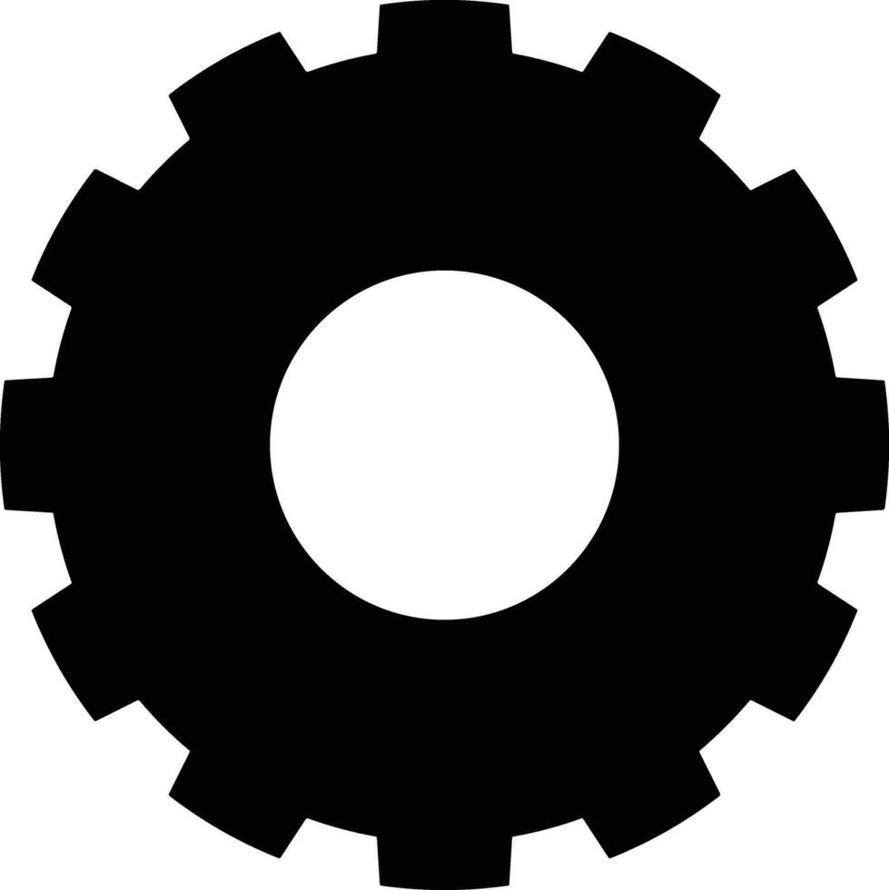 Ausrüstung Rahmen Symbol Symbol Vektor Bild. Illustration von das industriell Rad mechine Mechanismus Design Bild