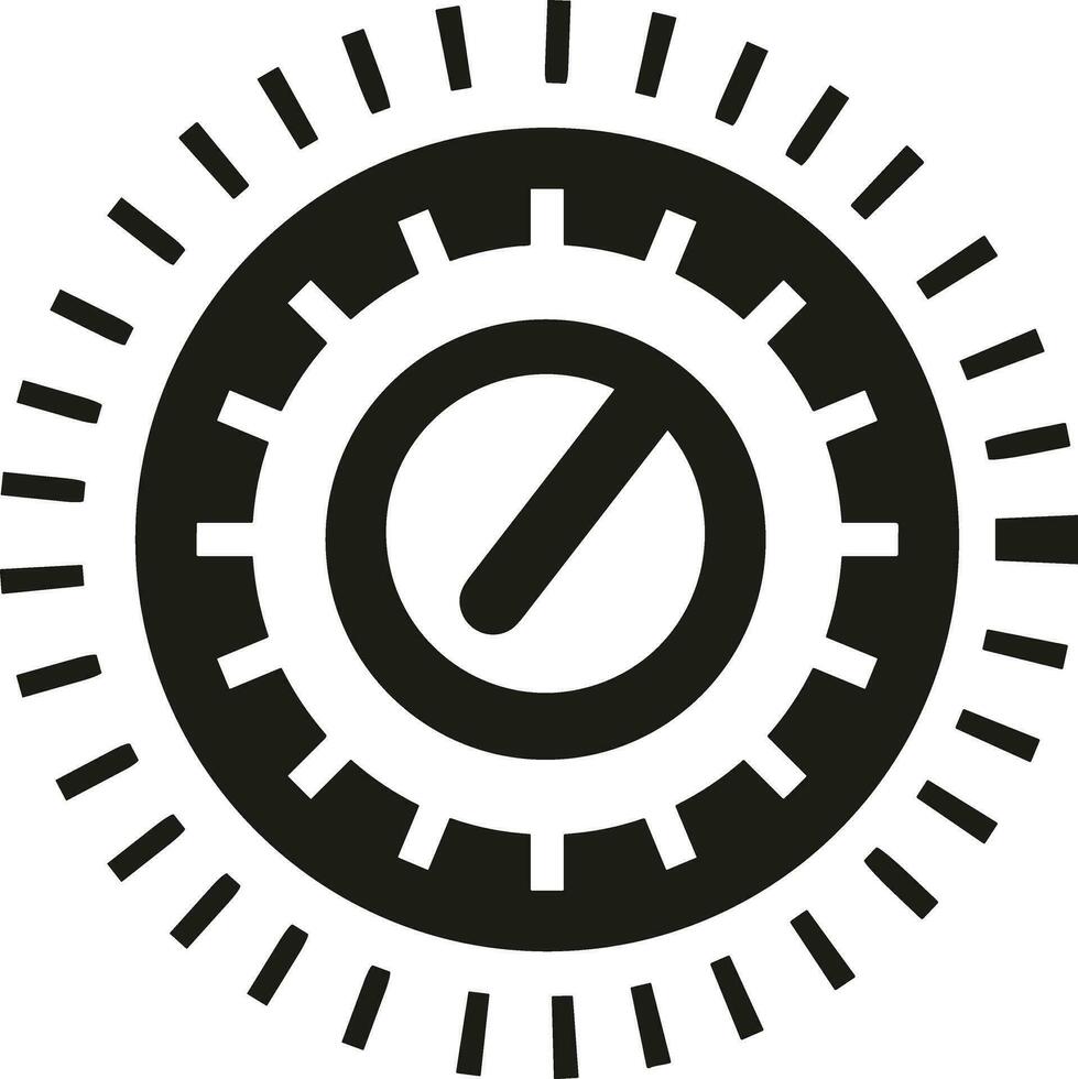 Ausrüstung Rahmen Symbol Symbol Vektor Bild. Illustration von das industriell Rad mechine Mechanismus Design Bild