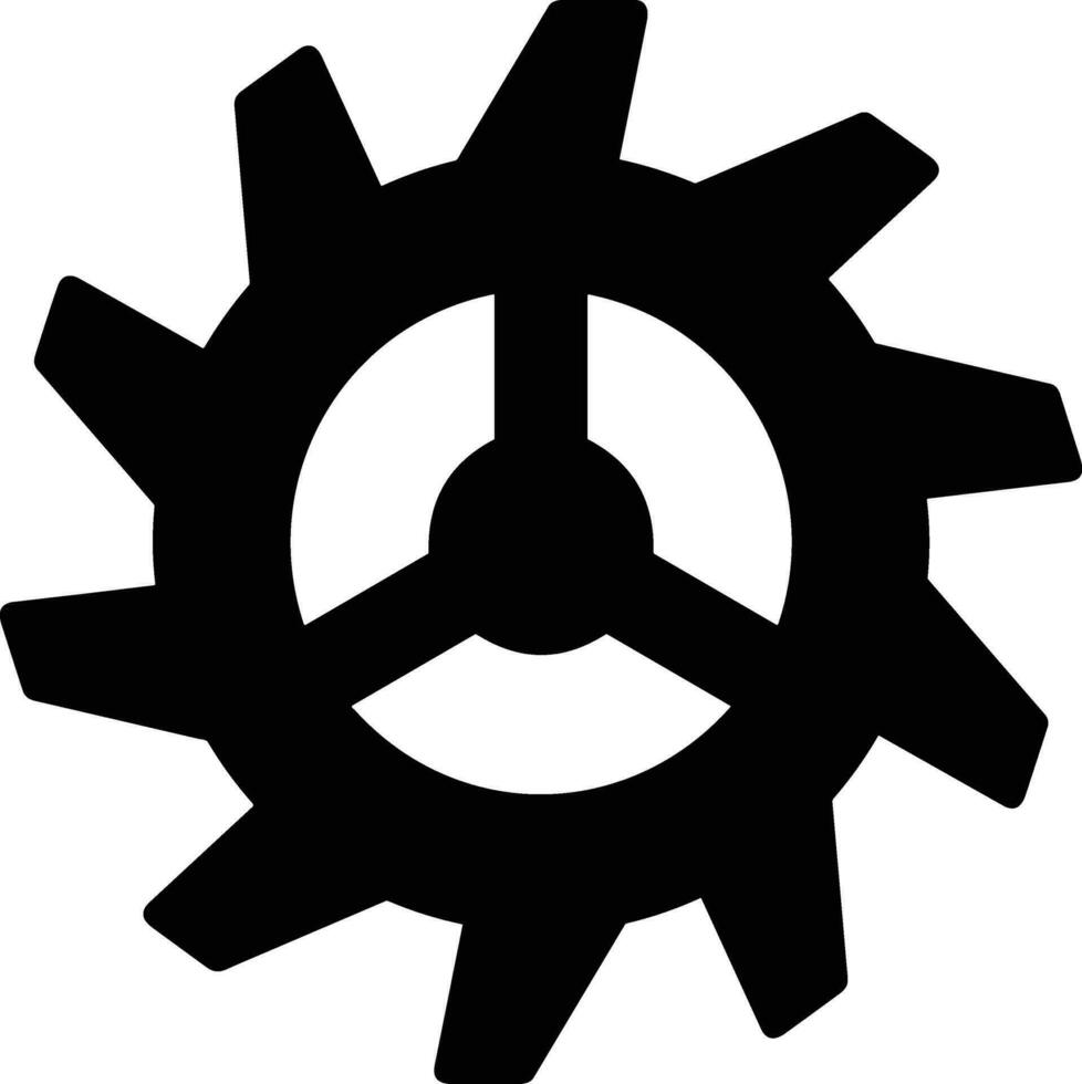 Ausrüstung Rahmen Symbol Symbol Vektor Bild. Illustration von das industriell Rad mechine Mechanismus Design Bild