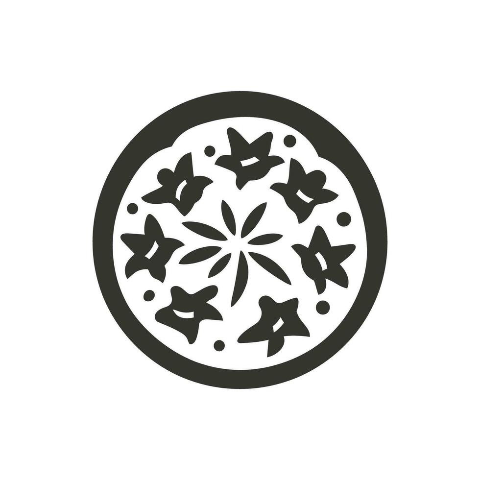 hawaiisch Pizza Symbol auf Weiß Hintergrund - - einfach Vektor Illustration