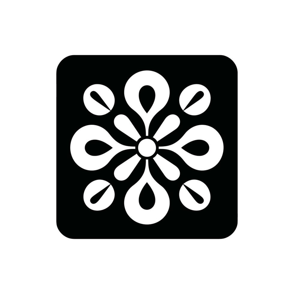 batik ikon på vit bakgrund - enkel vektor illustration