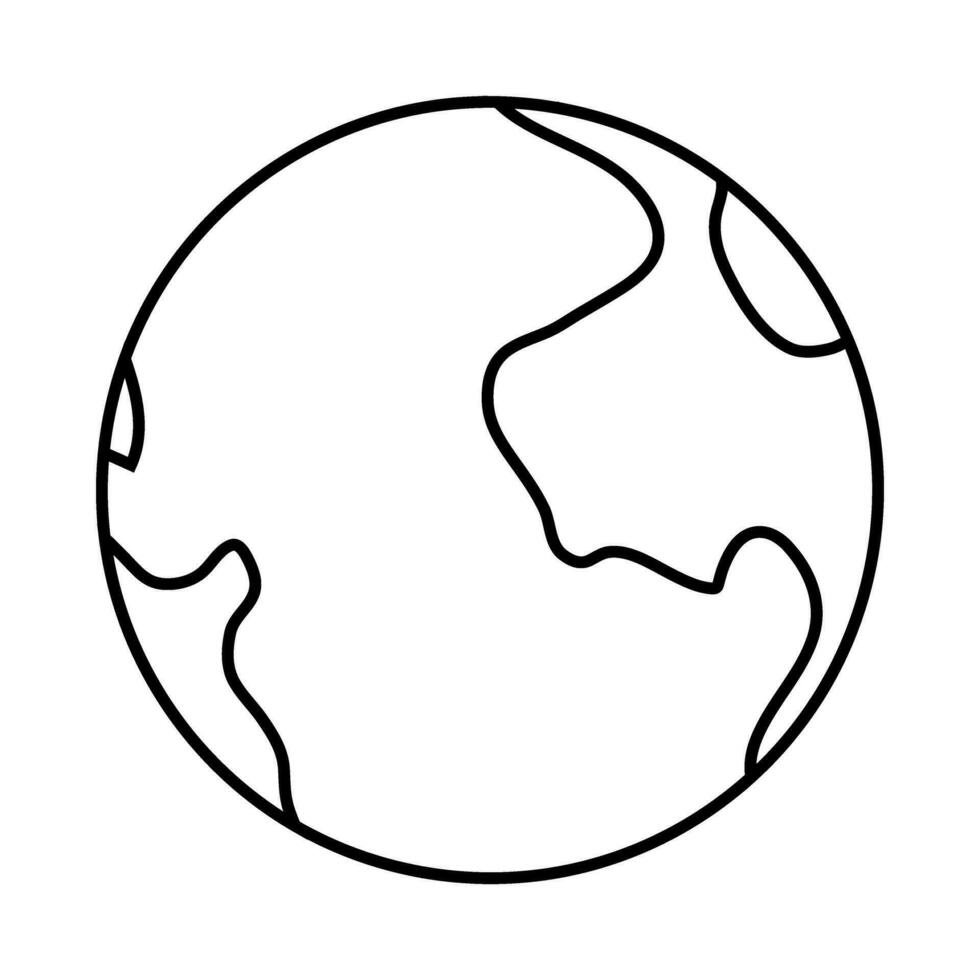 planet ikon vektor. astronomi illustration tecken. Plats symbol. vetenskap logotyp. vektor