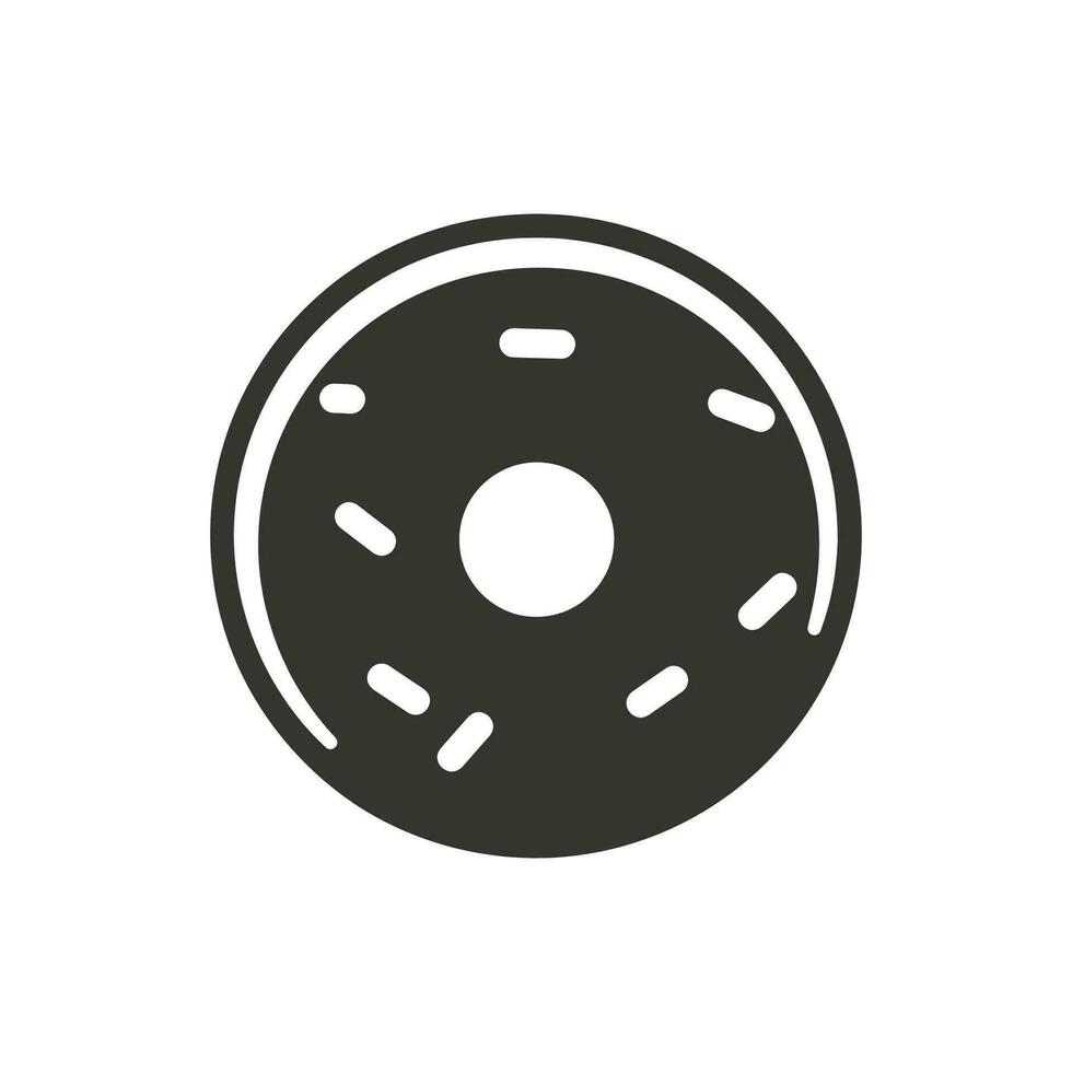 Donuts Symbol auf Weiß Hintergrund - - einfach Vektor Illustration