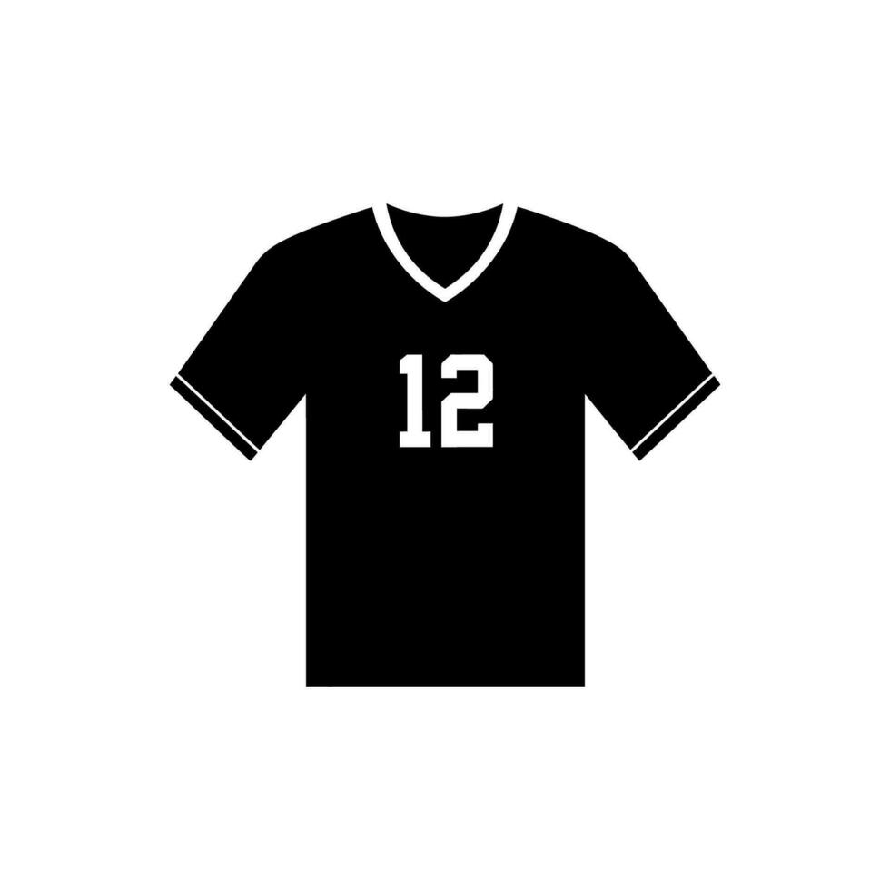 Sport Jersey Symbol auf Weiß Hintergrund - - einfach Vektor Illustration