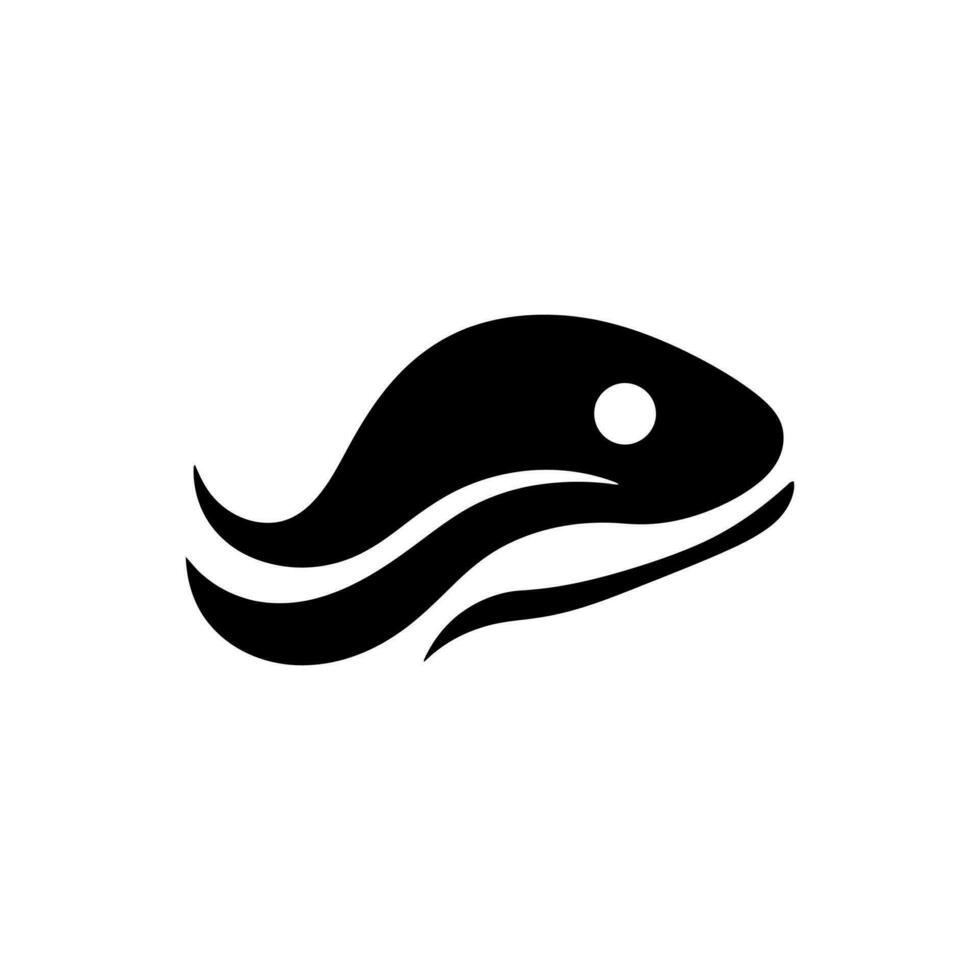 Muräne Aal Symbol auf Weiß Hintergrund - - einfach Vektor Illustration