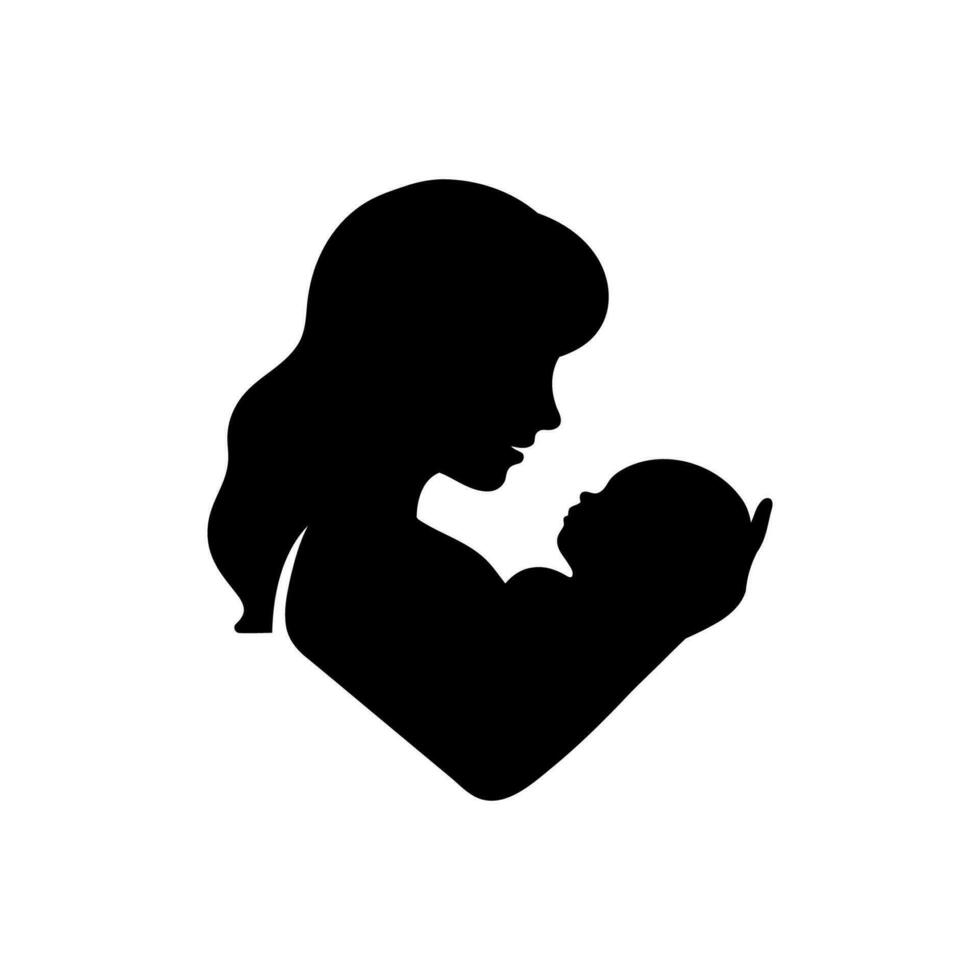 förlossning vård ikon på vit bakgrund vektor