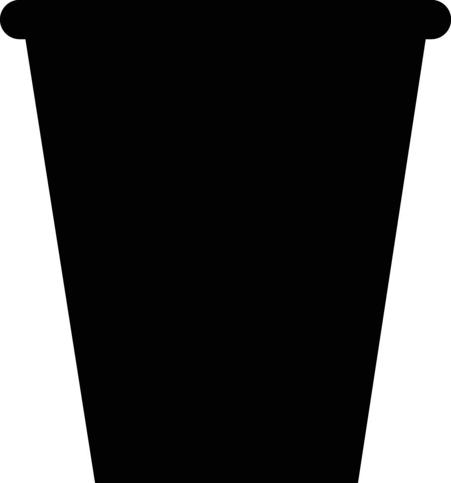 kaffe och te relaterad kopp ikon i platt. isolerat på transparent bakgrund en kopp av varm koffein dryck kaffe papper plast behållare kall dryck, juice, te, kakao och Övrig. vektor för appar hemsida