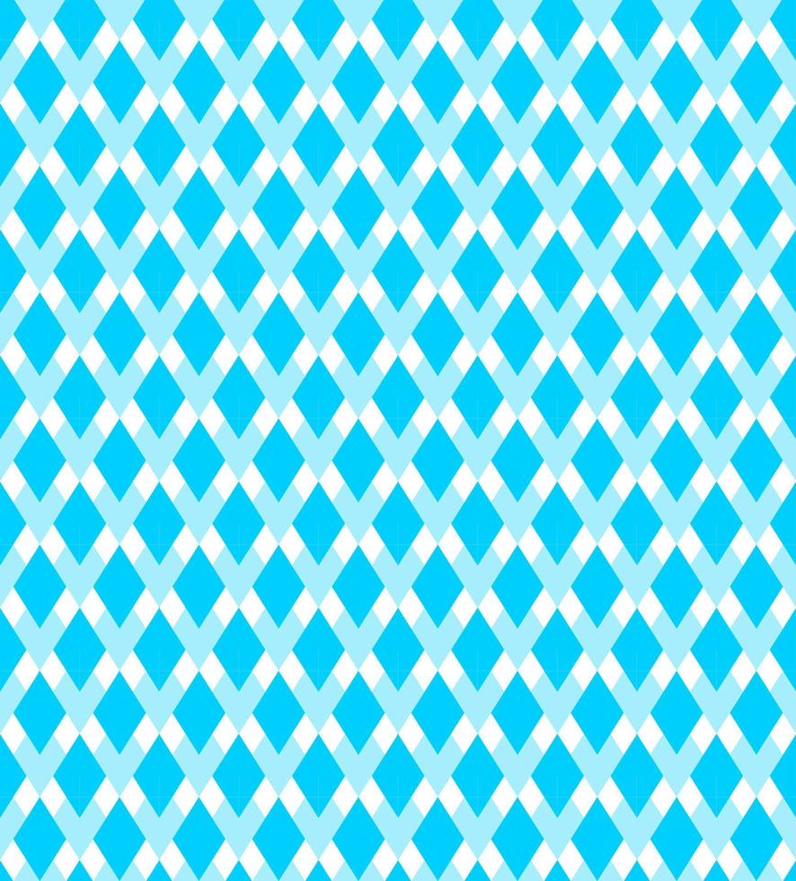 nahtloses oktoberfest und bayerischer blauer geometrischer hintergrund. Muster vektor