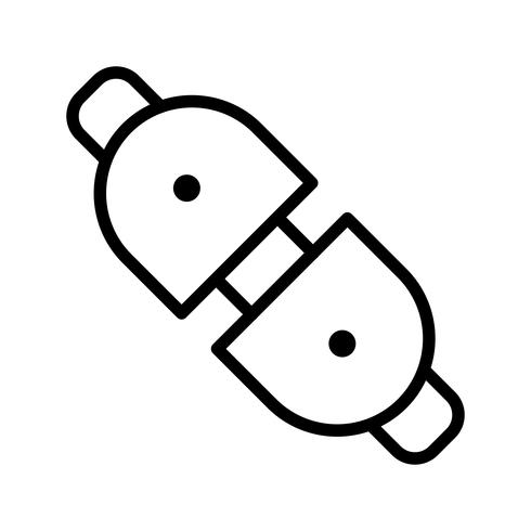 Stecker-Vektor-Symbol vektor