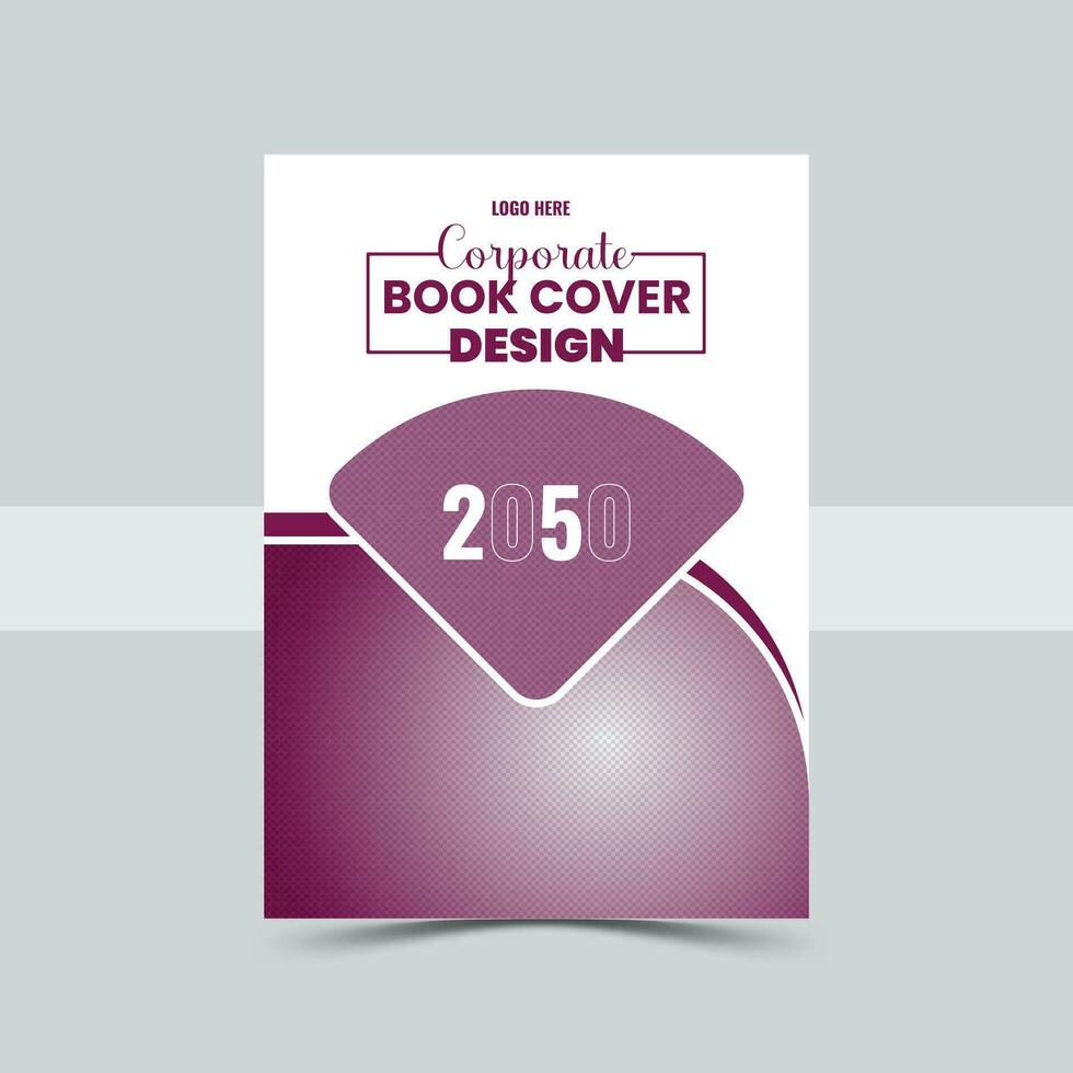 korporativ Buch Startseite Design Vorlage im a4. können Sein anpassen zu Broschüre, jährlich Bericht, vektor