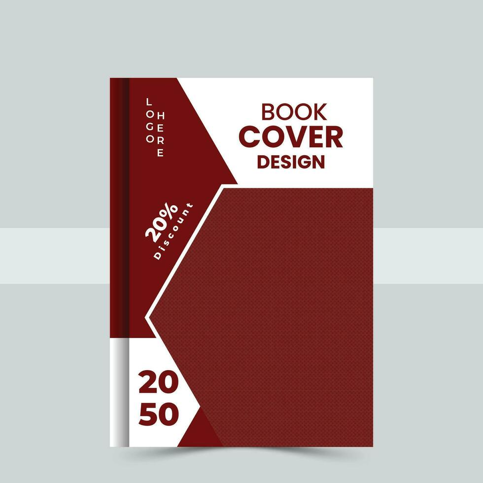 företags- bok omslag design mall i a4. kan vara anpassa till broschyr, årlig Rapportera, vektor