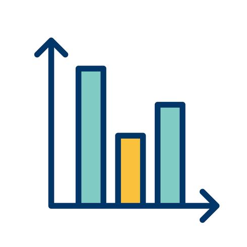 Streckdiagram Vector Icon