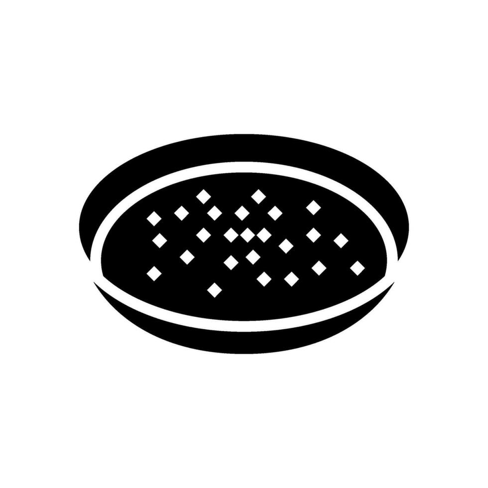 avgolemono soppa grekisk kök glyf ikon vektor illustration
