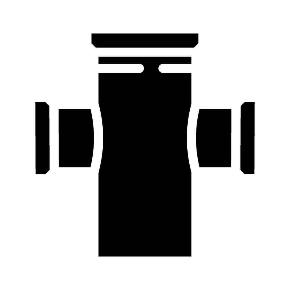Ausrüstung Pipeline Glyphe Symbol Vektor Illustration