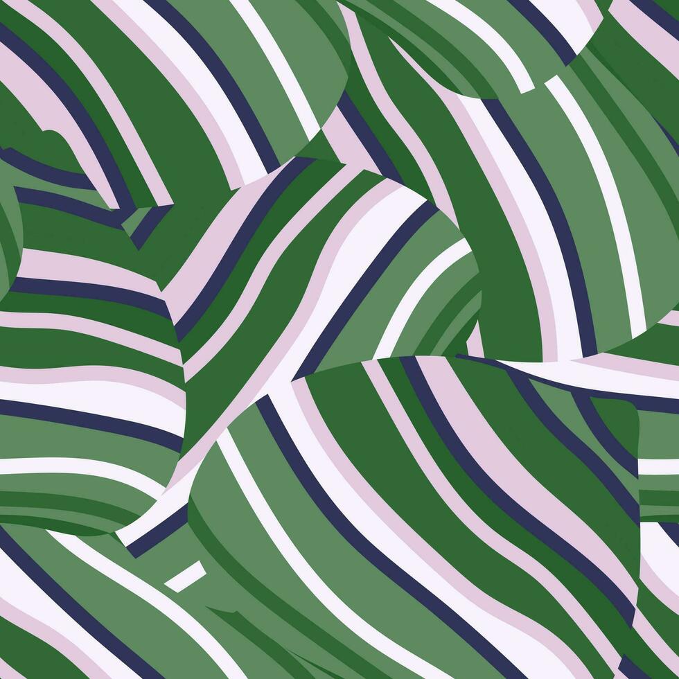 grön, lila, och blå randig mönster skriva ut vektor
