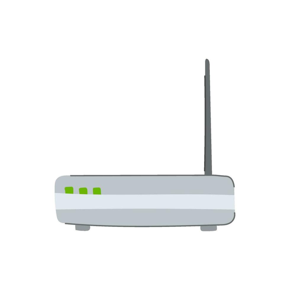 router dsl modem tecknad serie vektor illustration