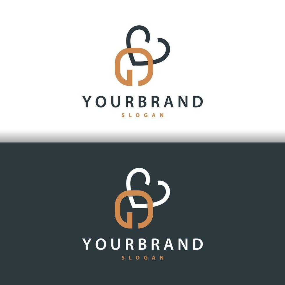 minimalistisch gb Brief Logo, bg Logo Marke modern und Luxus Symbol Vektor Vorlage Element