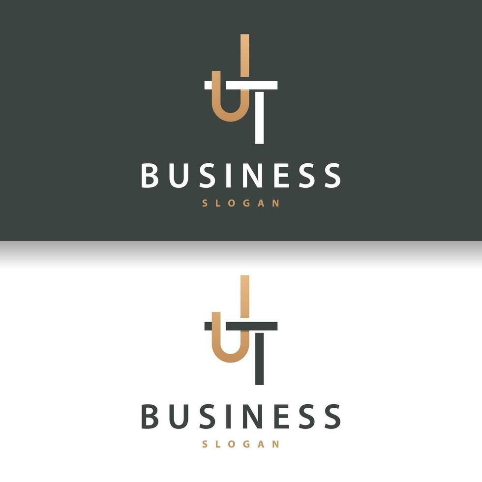 minimalistisch j t Brief Logo, tj Logo Marke modern und Luxus Symbol Vektor Vorlage Element
