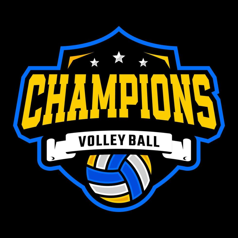 volley boll mall logotyp design vektor