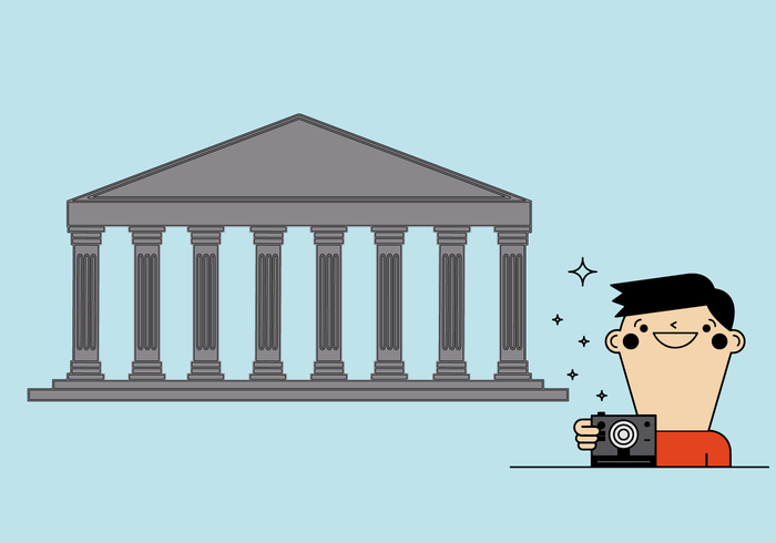 Gratis Parthenon Vector