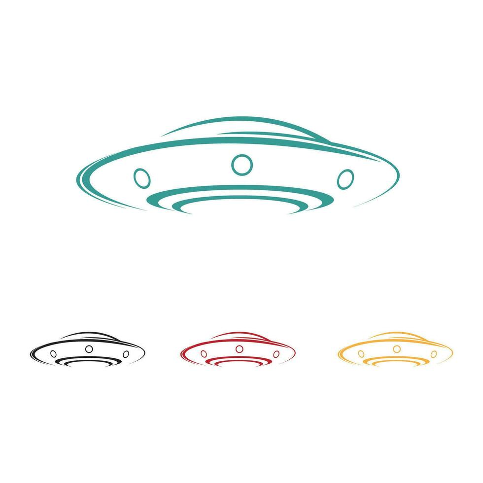 UFO Vektor Logo Vorlage Illustration Design