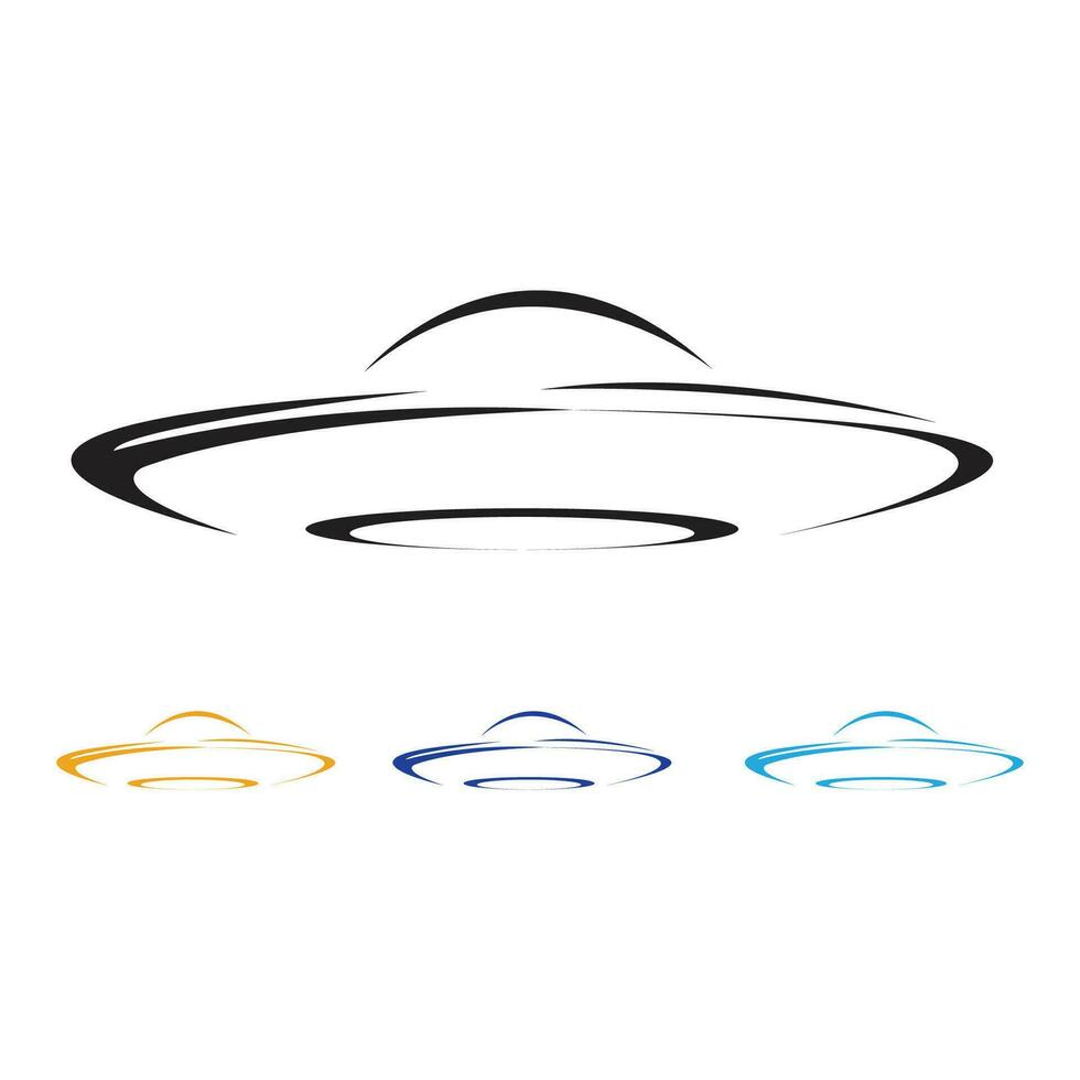 UFO Vektor Logo Vorlage Illustration Design