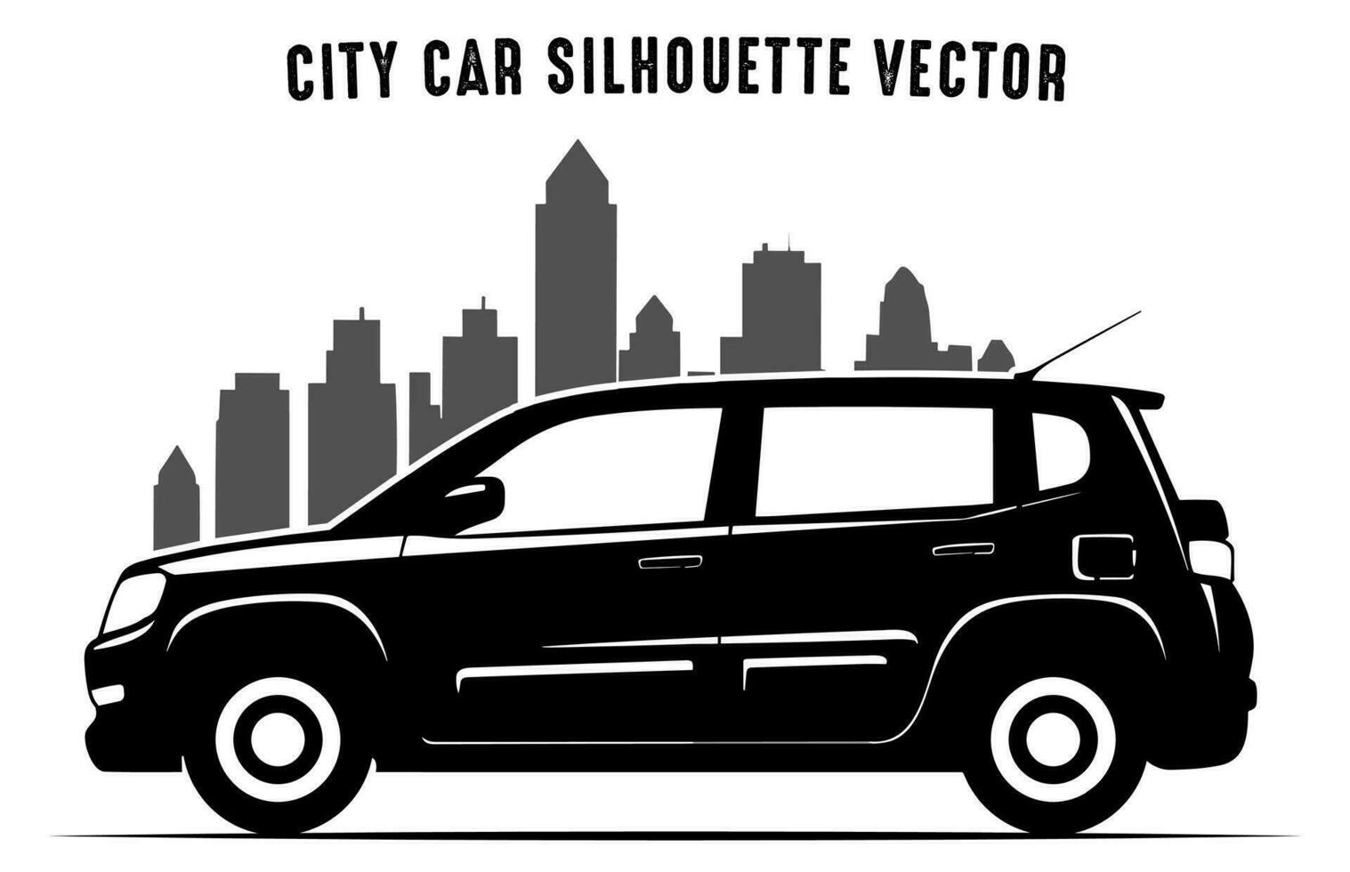 Auto skizzieren Silhouette Vektor isoliert auf ein Weiß Hintergrund