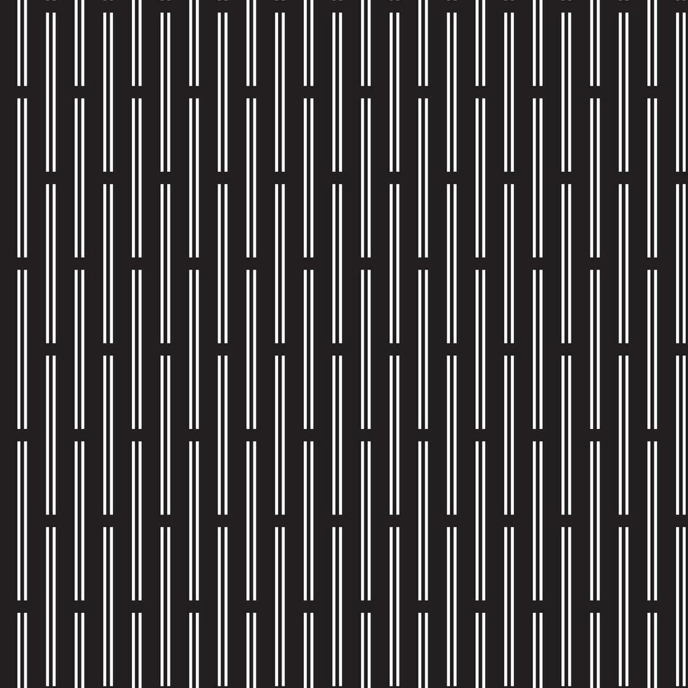 modern einfach abstrakt Nahtlos Weiß Farbe klein Vertikale Halblinie Muster Kunst Arbeit auf schwarz Farbe Hintergrund vektor