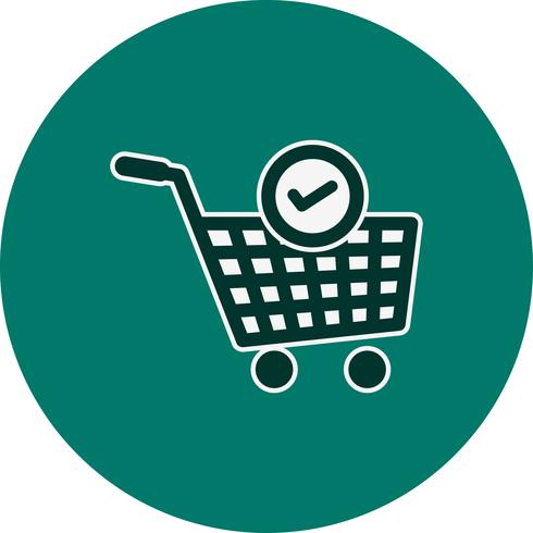 Vector Verified Cart Items-Symbol