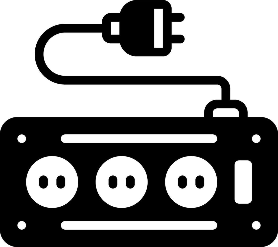 solide Symbol zum Erweiterungen vektor