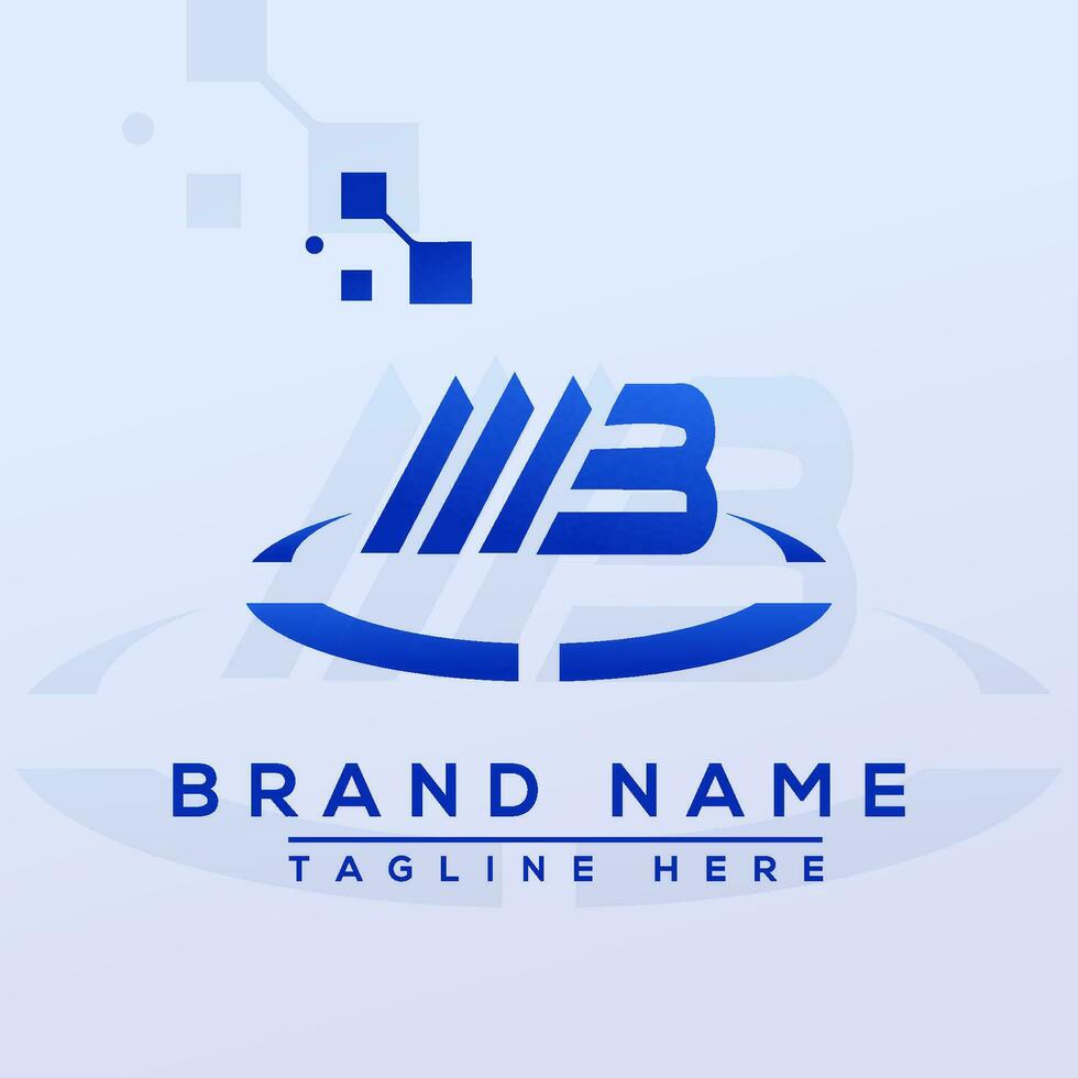 brev bm professionell logotyp för Allt typer av företag vektor