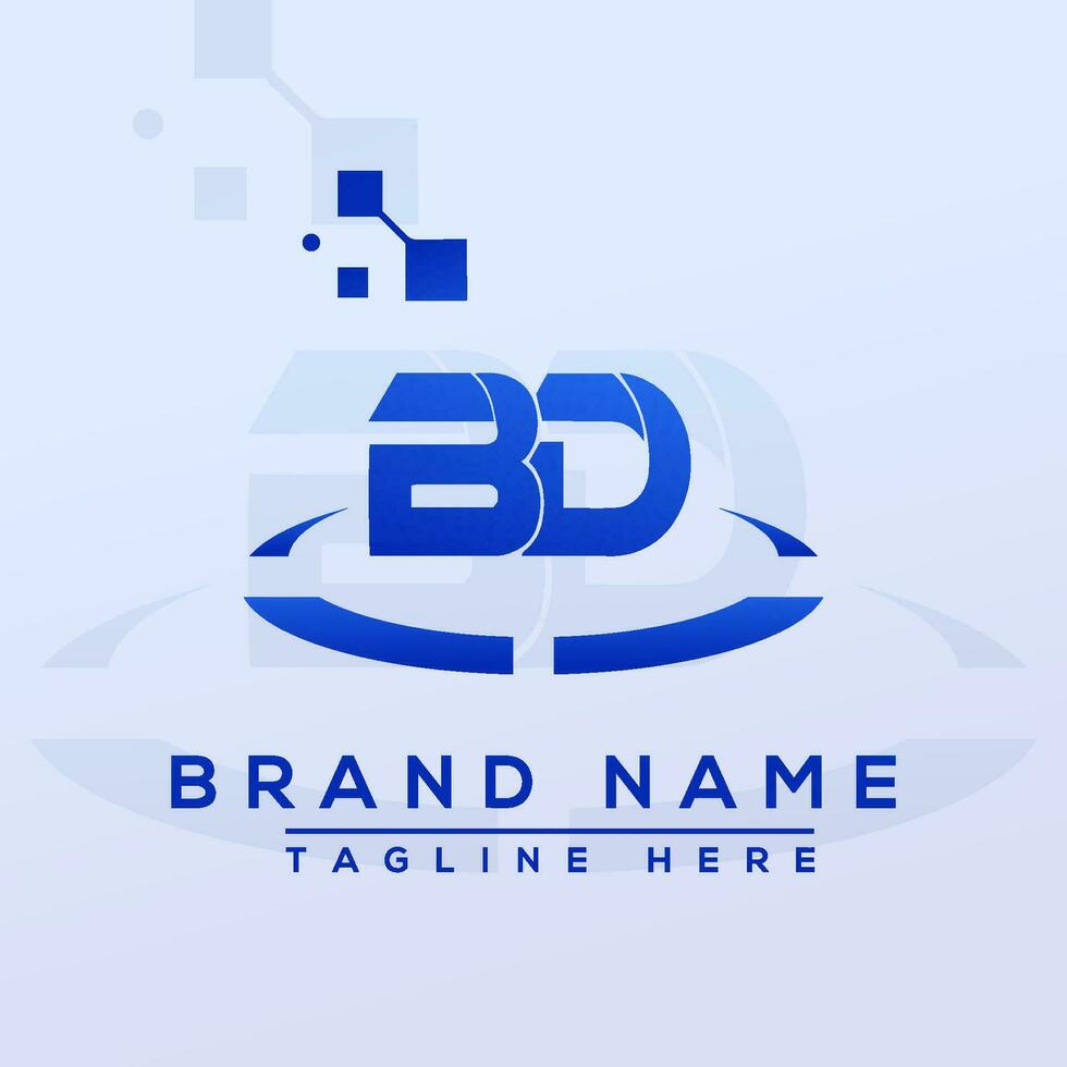 Brief bd Fachmann Logo zum alle Arten von Geschäft vektor