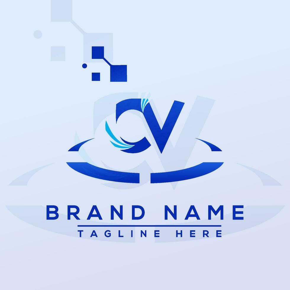 brev CV professionell logotyp för Allt typer av företag vektor