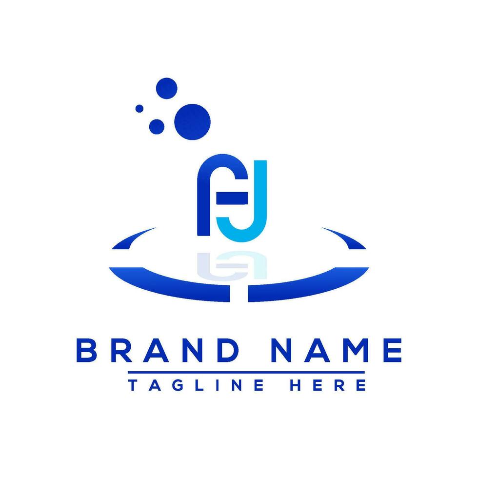 Brief fu Blau Fachmann Logo zum alle Arten von Geschäft vektor