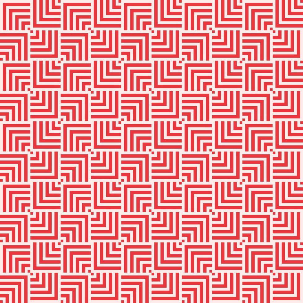 rot nahtlos abstrakt geometrisch überlappend Quadrate Muster vektor