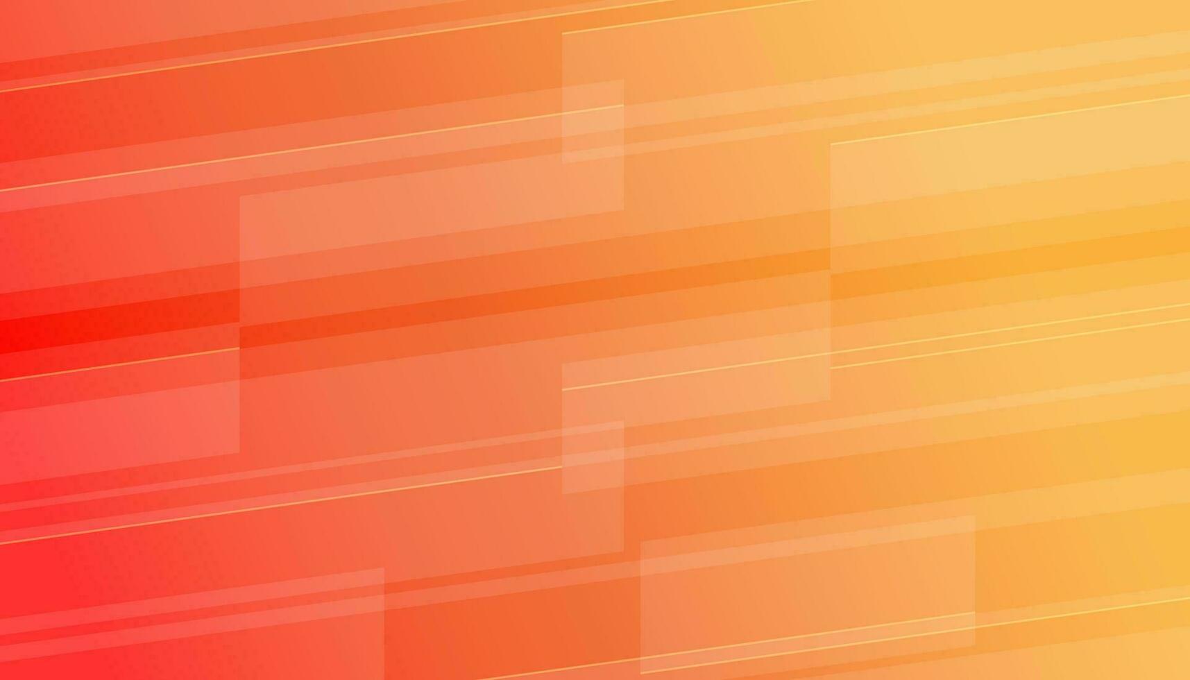 abstrakt Orange und Gelb geometrisch Hintergrund mit diagonal Linien vektor