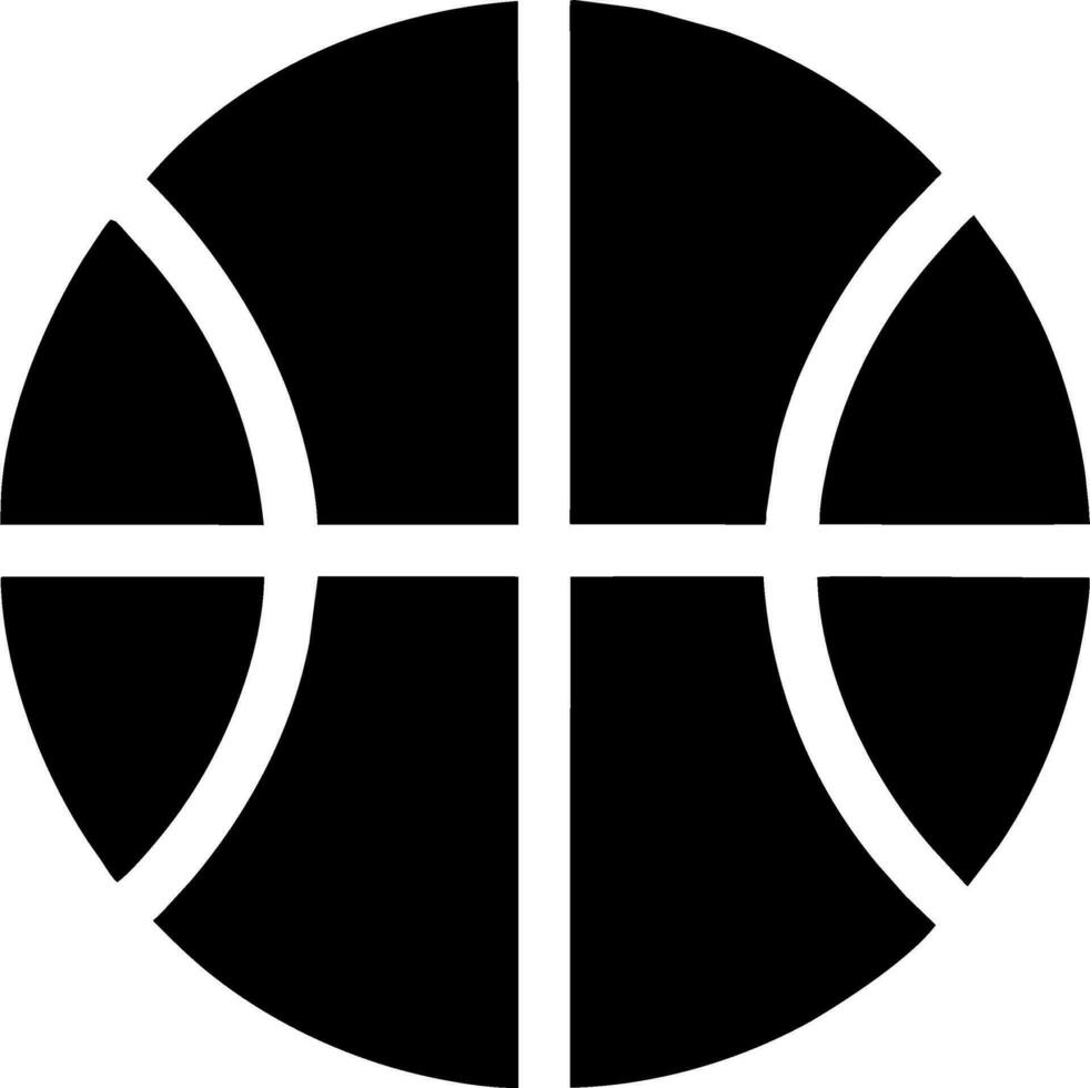 basketboll ikon ClipArt vektor