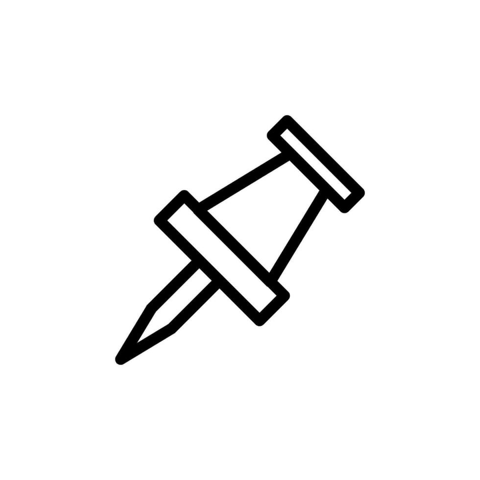 drücken Stift Symbol Design Vektor