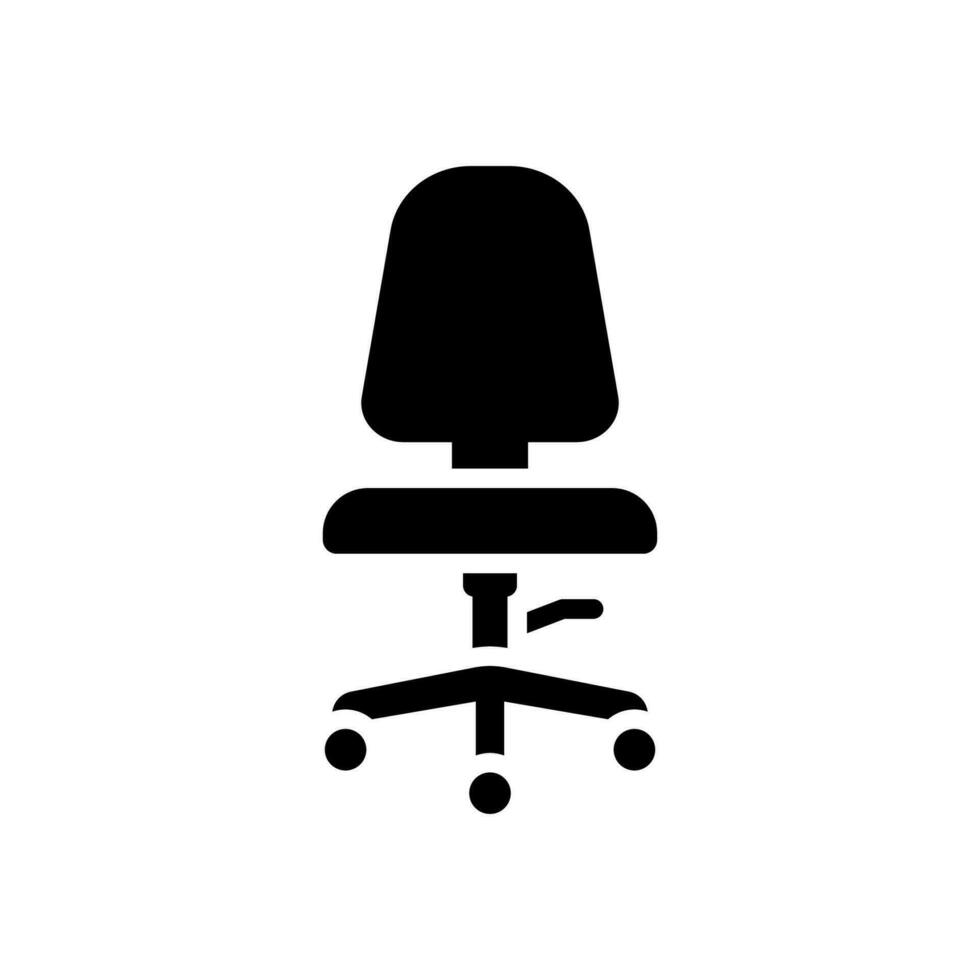 Büro Stuhl Symbol Design Vektor