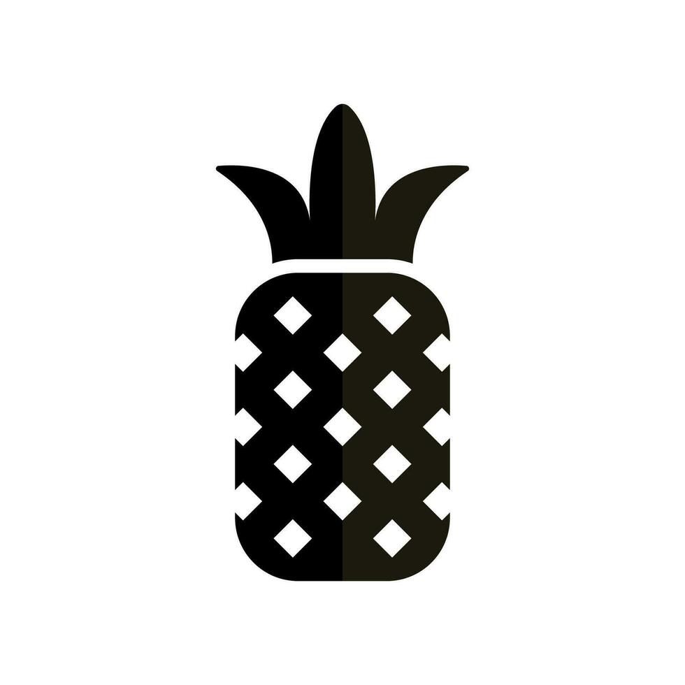Ananas Symbol Design Vektor