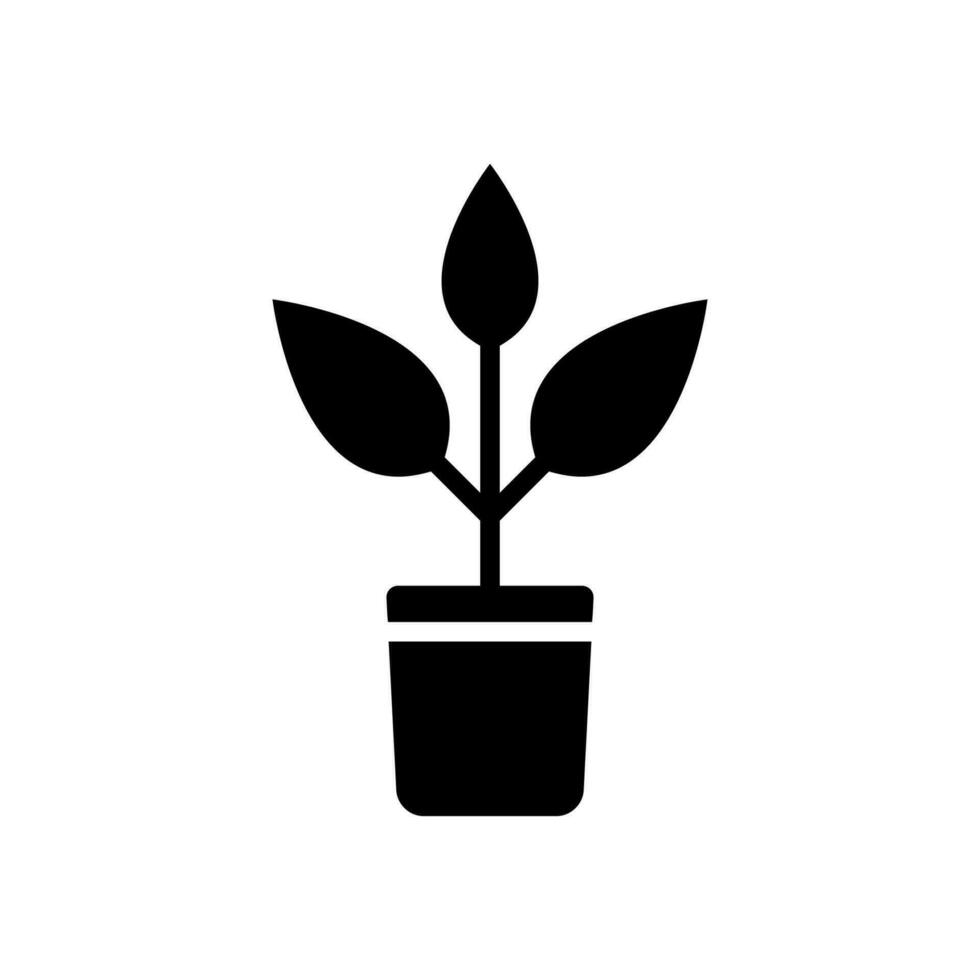 växt ikon design vektor