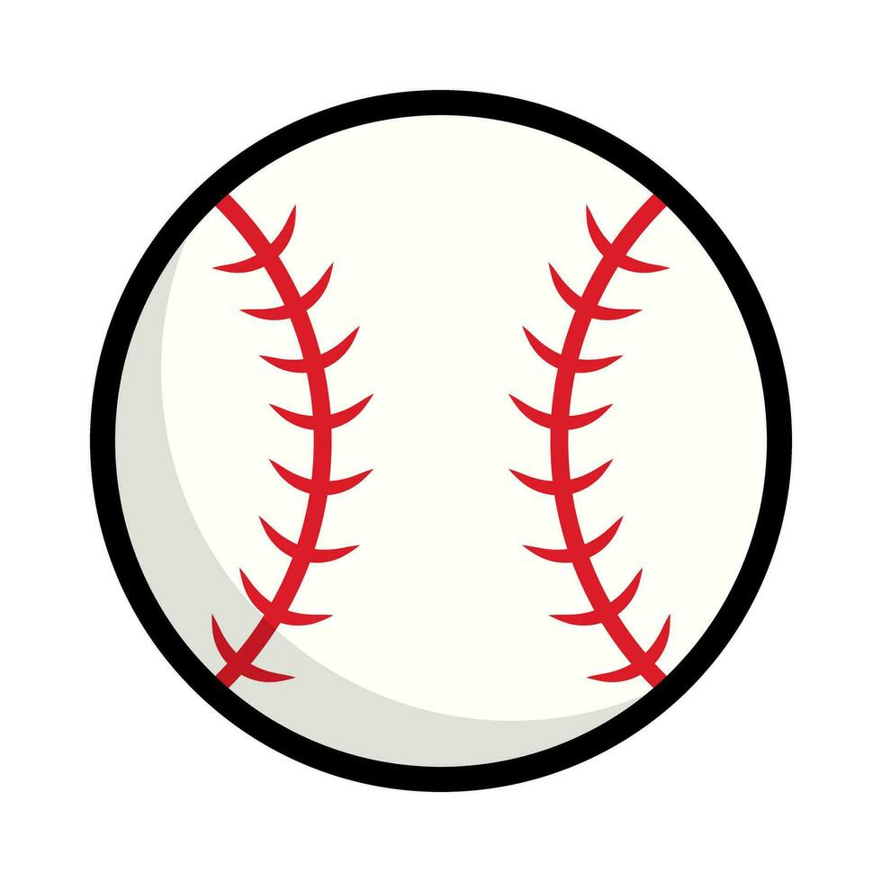 baseboll boll ikon. baseboll symbol. vektor. vektor